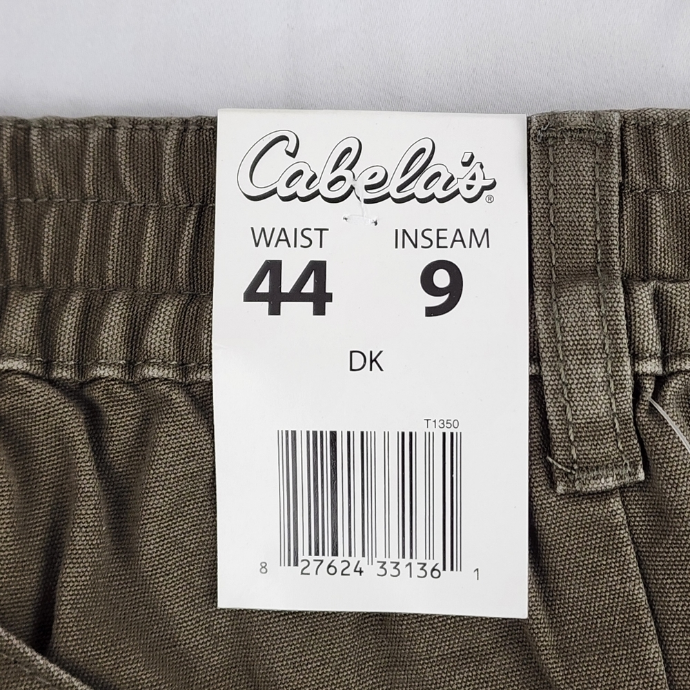 NWT Cabela's Outdoors  Company Men's Trail Blazer Shorts Size 44 9" Inseam Green - Picture 7 of 15